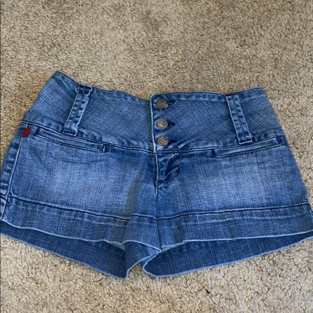 Blue Short shorts